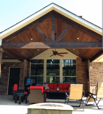 Professional contractor at work